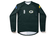 #NFLJ-GB – NFL Collection | Long Sleeve MTB Jersey – Green Bay Packers (Size Small, Like-New – Washed for Photos)