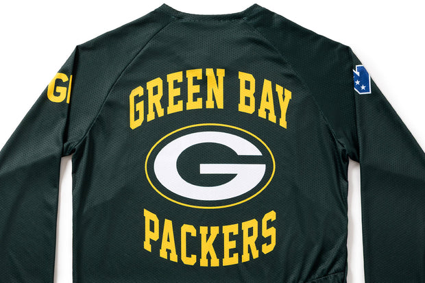 #NFLJ-GB – NFL Collection | Long Sleeve MTB Jersey – Green Bay Packers (Size Small, Like-New – Washed for Photos)