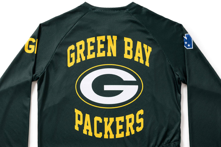 #NFLJ-GB – NFL Collection | Long Sleeve MTB Jersey – Green Bay Packers (Size Small, Like-New – Washed for Photos)