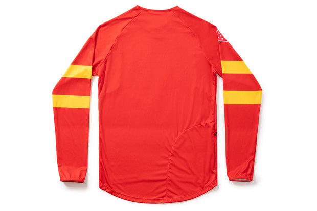#NFLJ-KC – NFL Collection | Long Sleeve MTB Jersey – KC Chiefs (Size Medium, Like-New – Washed for Photos)