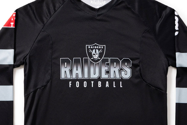 #NFLJ-LV – NFL Collection | Long Sleeve MTB Jersey – Las Vegas Raiders (Size Medium, Like-New – Washed for Photos)