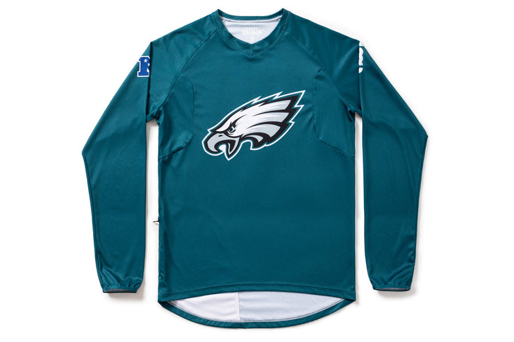 #NFLJ-PHI – NFL Collection | Long Sleeve MTB Jersey – PHI Eagles (Size Small, Like-New – Used for Photos)