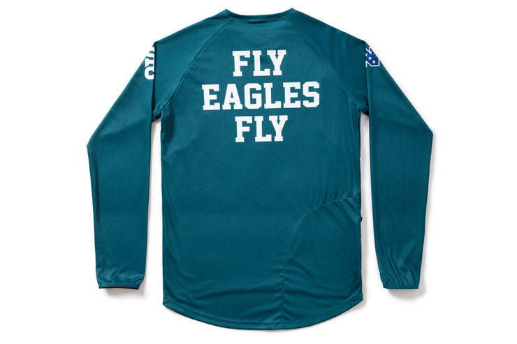 #NFLJ-PHI – NFL Collection | Long Sleeve MTB Jersey – PHI Eagles (Size Small, Like-New – Used for Photos)