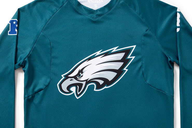 #NFLJ-PHI – NFL Collection | Long Sleeve MTB Jersey – PHI Eagles (Size Small, Like-New – Used for Photos)