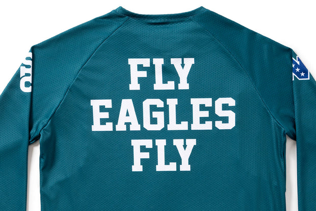#NFLJ-PHI – NFL Collection | Long Sleeve MTB Jersey – PHI Eagles (Size Small, Like-New – Used for Photos)