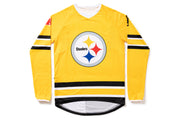 #NFLJ-PIT – NFL Collection | Long Sleeve MTB Jersey – Pittsburgh Steelers (Size Small, Like-New – Used for Photos)
