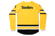 #NFLJ-PIT – NFL Collection | Long Sleeve MTB Jersey – Pittsburgh Steelers (Size Small, Like-New – Used for Photos)