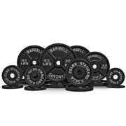 Olympic Cast Iron Weight Plates – 2-Inch Barbell Weights (2.5kg to 25kg) – Heavy-Duty Plates for Home Gym & Fitness – Sold in Pairs