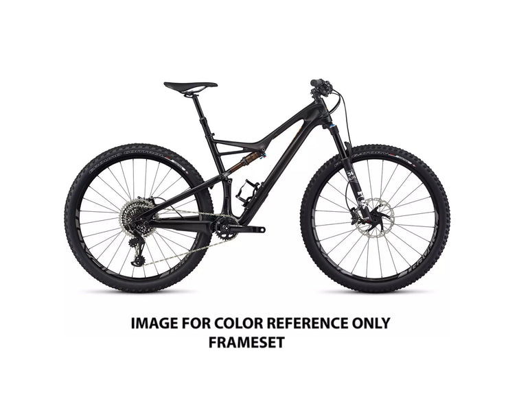 2017 Specialized Camber FSR Pro Carbon 29 (FRAMESET ONLY) Whttnt/Gldorg MD