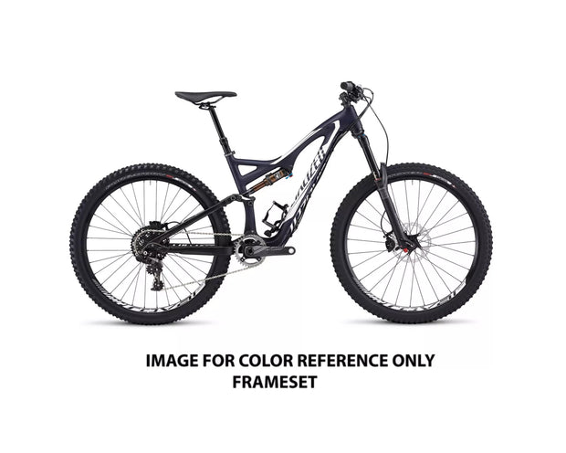 2015 Specialized Stumpjumper FSR Expert Carbon Evo 650B (FRAMESET ONLY) Blu Carb/Met Wht/Blk SM