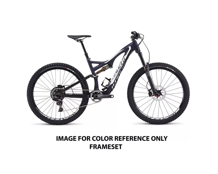 2015 Specialized Stumpjumper FSR Expert Carbon Evo 650B (FRAMESET ONLY) Blu Carb/Met Wht/Blk SM