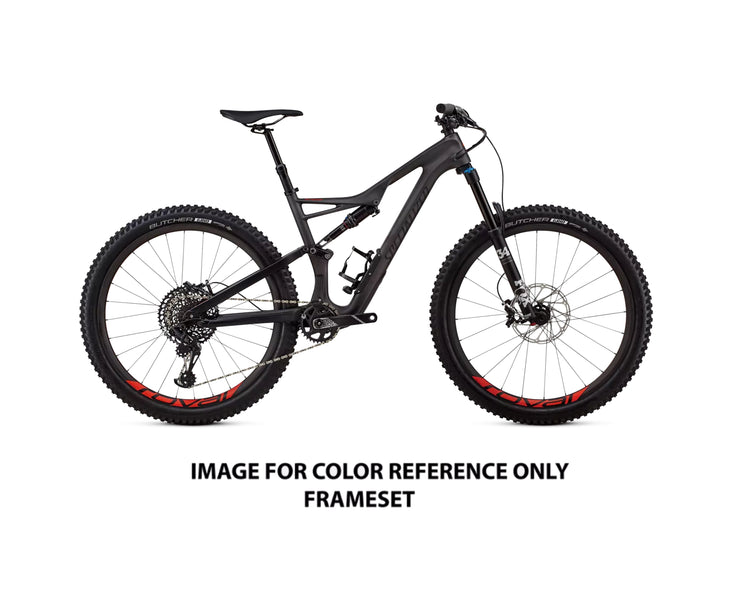 2018 Specialized Stumpjumper FSR Expert Carbon 27.5 (FRAMESET ONLY) Siltnt/Blk/Rktred SM