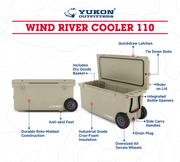 110qt Wind River YKO Hard Cooler