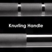 Standard 1" Chrome Barbell – 4ft, 5ft, 6ft, 7ft | Knurled Grip, Collars Included | Fits 1" Weight Plates – Home Gym & Strength Training