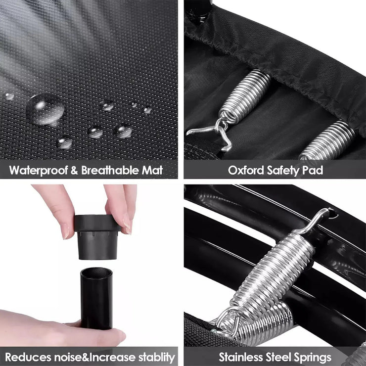 Mini Trampoline Foldable Trampoline Fitness Rebounder Exercise Bouncer 40/48"