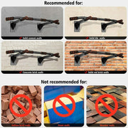 Wall Mounted Pull Chin Up Bar Heavy Duty Dip Station Gym Home Exercise Fitness