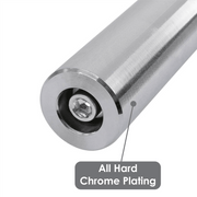 Olympic Barbell Bar – 2" Chrome Finish | 4ft, 5ft, 6ft, 7ft with Collars | Anti-Slip Grip for Weightlifting & Strength Training