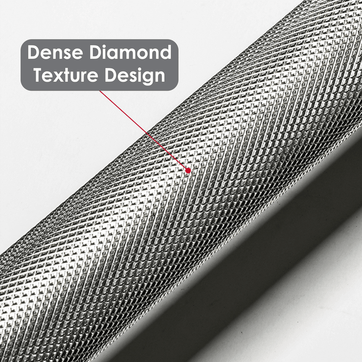 Olympic Barbell Bar – 2" Chrome Finish | 4ft, 5ft, 6ft, 7ft with Collars | Anti-Slip Grip for Weightlifting & Strength Training