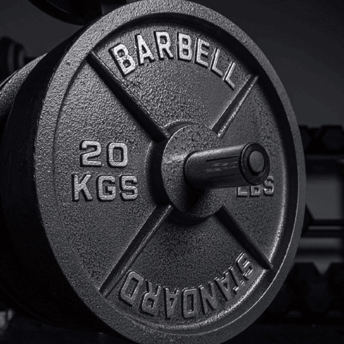 Olympic Cast Iron Weight Plates – 2-Inch Barbell Weights (2.5kg to 25kg) – Heavy-Duty Plates for Home Gym & Fitness – Sold in Pairs